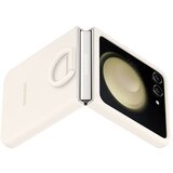Samsung Galaxy Z Flip 5 Silicone Cover with Ring Cream | Eponuda.ba