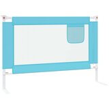 vidaXL sigurnosna ograda za dječji krevet plava 100 x 25 cm od tkanine | shoptok.hr