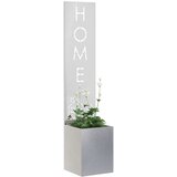 vidaXL Privatnost u vrtu Srebrna 32 x 140 cm Nehrđajući čelik | shoptok.hr