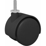  Kotači 2 pcs Crna 40,1 x 37,8 mm PP i čelik | Eponuda.com