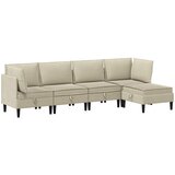  Set namještaja za dnevni boravak 5 pcs Pijesak Tkanina | shoptok.hr