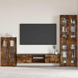  Kreveta s policom FLORIN Dimljeni hrast 55,5 x 29 x 100 cm | shoptok.hr