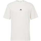 Adidas Tehnička sportska majica svijetlobež / crna / bijela