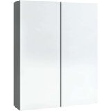 vidaXL kupaonski ormarić s ogledalom 60x15x75 cm MDF antracit | shoptok.hr