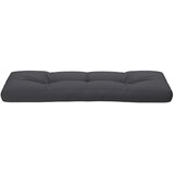  Jastuk za palete antracit 120 x 40 x 12 cm od tkanine | shoptok.hr