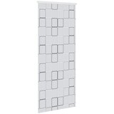  Roleta za tuš 80 x 240 cm s uzorkom kvadrata | shoptok.hr