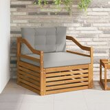  Set vanjskih sofa Čvrsto drvo akacije Prirodna | shoptok.hr