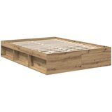  Krevetna konstrukcija Umjetnička hrastovina 140 x 190 cm | shoptok.hr