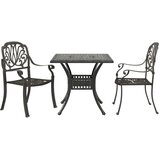 vidaXL 3-dijelni bistro set brončani od lijevanog aluminija | shoptok.hr