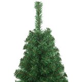  Umjetno božićno drvce s gustim granama zeleno 150 cm PVC | shoptok.hr