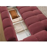 Bobochic Paris Bordo rdeča sedežna garnitura iz šenilje 278 cm Everest – | Shoptok.si