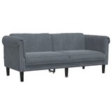  The Living Store Kavč dvosed temno siv žamet - Kavč, (21454949) | Shoptok.si