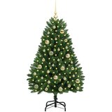 Umjetno božićno drvce 120 cm 150 LED lampica Topla bijela | shoptok.hr