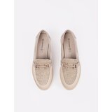 GOODIN Light beige loafers with leather insole | Shoptok.si