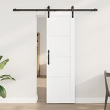 vidaXL Drsna vrata z dodatki Bela 61x198.5 cm Trden les bor, Notranja vrata 'ORKDAL'Bela 61x198.5x4 cm Trden les bor Cene