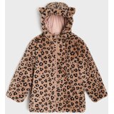 Sinsay Čupavi kaput s leopard uzorkom i u&amp;scaron;ima Slike