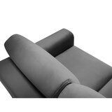 Cosmopolitan Design Svijetlo siva baršunasti sklopiva/s prostorom za odlaganje sofa 235 cm Kyoto – | shoptok.hr