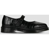 Dr. Martens Balerinke Elphie MJ Mary Jane Shoe Black New Vibrance Croco Črna | Shoptok.si