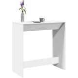 vidaXL Barska miza bela 102x50x103,5 cm inženirski les Cene