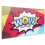 Klarstein Wonderwall Air Art 60, infracrveni grijač, 101 x 60 cm, 600W, zidna instalacija, daljinski upravljač | shoptok.hr