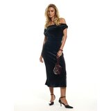 Sinsay Midi haljina s drapiranim izrezom | shoptok.hr