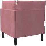 SOFA s pohranom Ružičasta Baršun | shoptok.hr