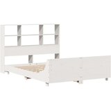 vidaXL okvir kreveta bez madraca bijeli 140 x 190 cm masivna borovina | shoptok.hr