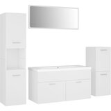 Furnova Komplet kopalniškega pohištva bele barve iverna plošča, (21945682) | Shoptok.si