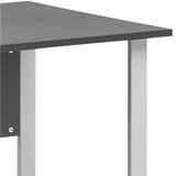 MID.YOU PISALNA MIZA kovina, leseni material antracit, barve aluminija | Shoptok.si