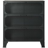 vidaXL Omara siva 72x36x82 cm kovina in MDF | Shoptok.si