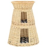  3-dijelni set košare za mačke s jastucima 47x34x60 cm prirodna vrba | shoptok.hr