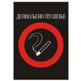  Nalepnica dozvoljeno pusenje a7 ( 01/305138 ) | ePonuda.com