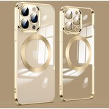 INORCO Za iPhone 12 Pro Funda magnetica za telefon Galvanoplastia Acrílico transparente + TPU Protector de lente de vidrio Cubierta de teléfono, (22037177) Cene