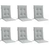  Jastuci za stolice 6 kom svjetlosivi 100x50x4 cm tkanina | shoptok.hr