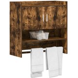  Polica na zidu Zidna montaža Dimljeni hrast 80 x 36 x 80 cm | shoptok.hr