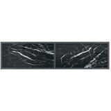  Konzolni stol crni 140 x 35 x 75,5 cm od kaljenog stakla | Eponuda.com