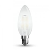 V-tac led sijalica E14 4W 2700K dimobilna frost cover sveća