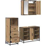 vidaXL set namještaja za kupaonicu 3 pcs hrast artisan 80 x 33 x 60 cm | shoptok.hr