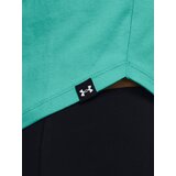 Under Armour Pjt Rck Nght Shft Cap T Q4 Turquoise Sports Crop Top T-Shirt | ePonuda.com