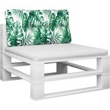  Jastuk za palete s uzorkom lišća 70 x 40 x 12 cm od tkanine | Eponuda.com