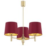 Argon 6266 - Luster na šipci PONTE PLUS 3xE27/15W/230V crvena | Eponuda.com