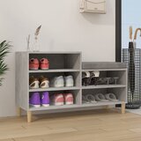 The Living Store omarica za čevlje betonsko siva 102x36x60 cm inženirski les - omarica za čevlje, (21434166) Cene