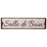 Antic Line Kovinski znak za kopalnico Antic Line Salle De Bain