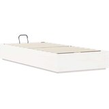  Otoman krevet s pohranom Bijeli 80 x 200 cm Masivna borovina - Bijeli 80 x 200 cm | shoptok.hr