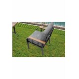 Hanah home baštenska garnitura nergiz 2+1+1 grey dark grey | Eponuda.com