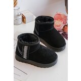 Boto Children's Quilted Snow Boots Black Leonora | ePonuda.com