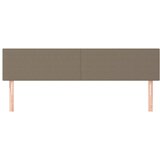  Uzglavlja smeđesiva 180x5x78/88 cm od tkanine | shoptok.hr