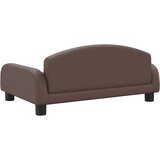  Dječja fotelja smeđa 70x45x30 cm od umjetne kože | Eponuda.com