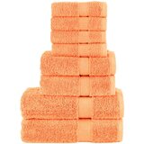 vidaXL 8-dijelni vrhunski set ručnika SOLUND narančasti 600 gsm Cijene