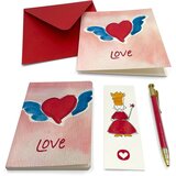 Kartos Darilni komplet za pisanje z voščilnico Heart and Prince – | Shoptok.si